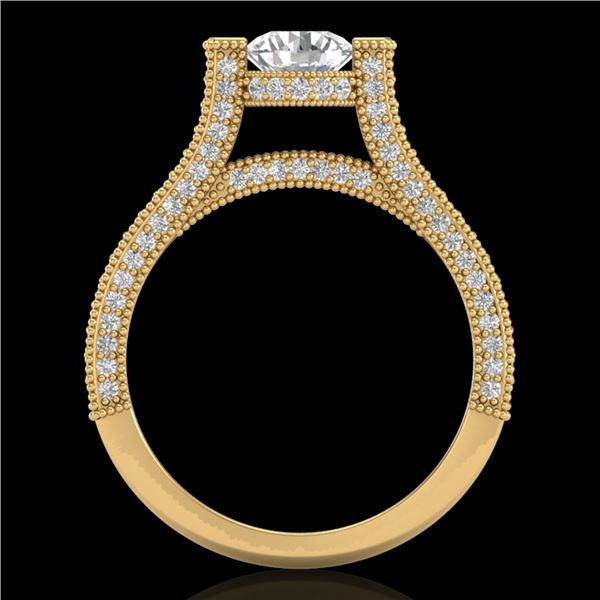 2 ctw VS/SI Diamond Micro Pave Ring 18k Yellow Gold - REF-290H9R