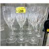 Image 1 : 11 Mikasa Crystal "Uptown" 8" Wine Glasses