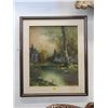 Image 1 : Vintage Arboreal Landscape Painting