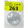 Image 1 : 1 Oz. Canada .9999 Silver Maple Leaf Coin
