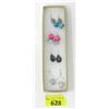 Image 1 : 4 New Pairs of Polished Cabochon Earrings