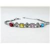 Image 1 : New Multi Crystal Tennis Bracelet