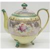 Image 1 : HAND PAINTED LUSTER FLORAL   TEAPOT #1617187