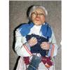 Image 1 : 10" Ravca Stockinette Woman With Knitting Tools#1617396