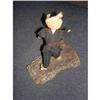 Image 1 : 5" Chinese Cloth Man Doll On Wood Stand #1617646