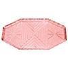 Image 1 : Tiffin Pink Chipperfield Art Deco Vanity Tray #1617727
