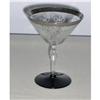 Image 1 : Art Deco Etched Cocktail Goblets #1618083