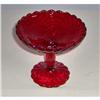 Image 1 : Cambridge Caprice Ruby Colored Footed Compote #1618098