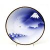 Image 1 : 19C Japanese Blue & White Imari Mt. Fuji Plate #1618143