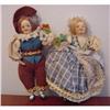 Doll Coth Metal Feet Foreign 4.5" Couple Dolls #1618318