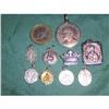 7 silver   and 1 gold catholic pendants and 1 #1618387