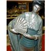 Image 1 : Large Gakutei Asian Geisha Woman Statue #1618513