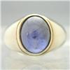 Gentleman's 10kt. White Gold Star Sapphire Ring#1629397