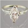 Contemporary Marquise Diamond Estate Ring 1.30 #1629401
