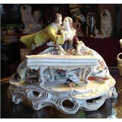 HUGE MEISSEN-DRESDEN STYLE FIGURINE #1629468