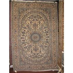 9'4  X 6'5   Nain Persian Oriental Rug #1629480