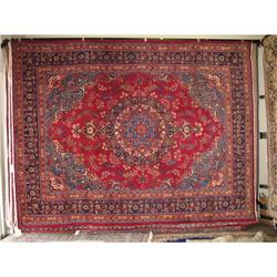 12'10 X 9'8"  Sabzevar Persian Oriental Rug #1629501