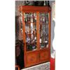 Image 1 : Oriental Curio China Cabinet, Hand-carved #1629615