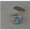 Image 1 : Platinum Aquamarine Ring  #1629892