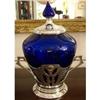 Image 1 : Cobalt, Silver Punch Bowl #1630028