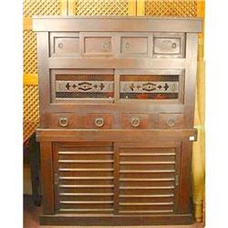 Japanese Antique Tansu, Kitchen Chest, Zelkova #1630054