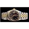 Image 1 : Men's 14kt Gold/ss Rolex Datejust Date Black #1630219