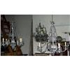 Image 1 : PAIR of antique Bohemia Crystal chandeliers #1630290