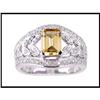 Image 1 : VERY FINE YELLOW SAPPHIRE DIAMOND RING WAS #1640375