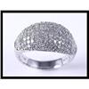 Image 1 : Radiant 14K White Gold Diamond Ring #1640389