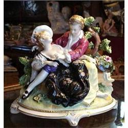 LARGE GERMAN FIGURINE - ROMANCE #1640486