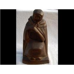 French Terracotta Statue C1930 Signed Pajot #1640700