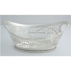 925K Sterling Handmade Bread Basket #1640734