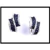 Image 1 : ELEGANT 18K WHITE GOLD SAPPHIRE AND DIAMOND #1640792