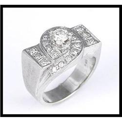 .65 CARATS DIAMOND RING OF HEAVY 18K WHITE GOLD#1640824