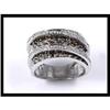 Image 1 : Elaborate 14K White Gold Diamond Ring #1640837