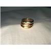 Image 1 : Estate 14K Tri-Color Gold Diamond Band Rings #1640925