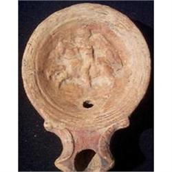 Ancient Roman oil lamp #1641033