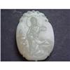 Image 1 : Chinese carved Celadon jade  Pendant #1641065