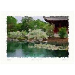  Japanese garden  Author's lithograph Livitin #1652513