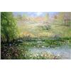 Image 1 : LAKE  LANDSCAPE ORIGINAL OIL PAINTING  by WELL #1652581