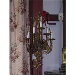 Heavy Brass Sconce #1652618