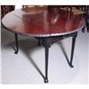 Image 1 : Drop Leaf Queen Anne style Tea Table. #1652888