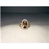 14K YG Gold Huge Smokey Quartz Diamond Ring #1652971