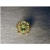 Estate 14K YG Yellow Gold Peridot Floral Ring #1652990