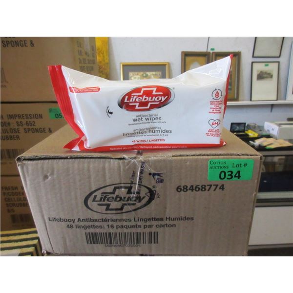 Case of Lifebuoy Antibacterial Wet Wipes