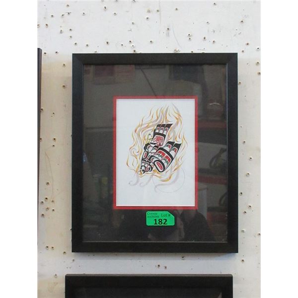 Richard Shorty Framed Print - Eagle