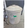 Image 1 : Vintage Western Stoneware 5 Gallon Crock w/Lid