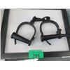 Image 1 : Vintage Style Metal Wrist Shackles with Key