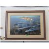 Image 1 : Large Framed Boat Print - 54" x 40" framed