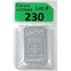 Image 1 : Rare 2 Oz. Johnson Matthey .999 Silver Bar